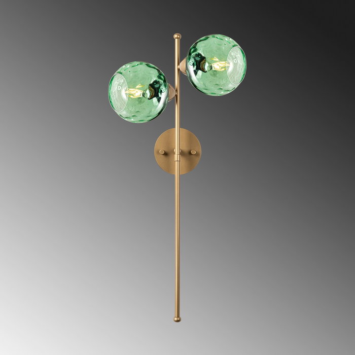 Opviq Lámpara de Pared Menta y Oro